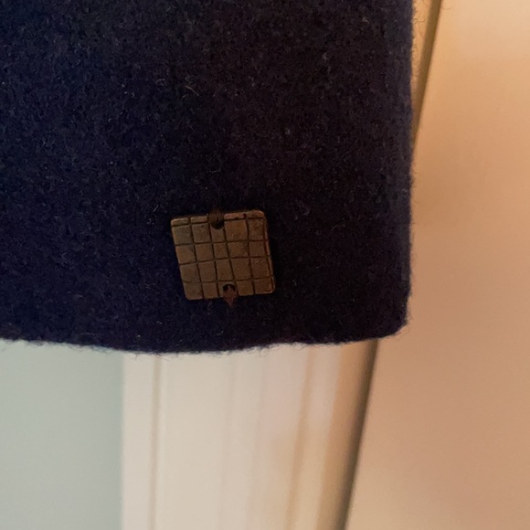 Carrement Beau Navy Wool Coat - Picture 4 of 8